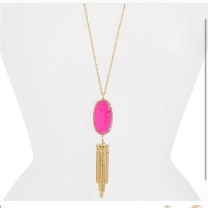 Kendra Scott Rayne PINK Pendant Tassel Necklace!
